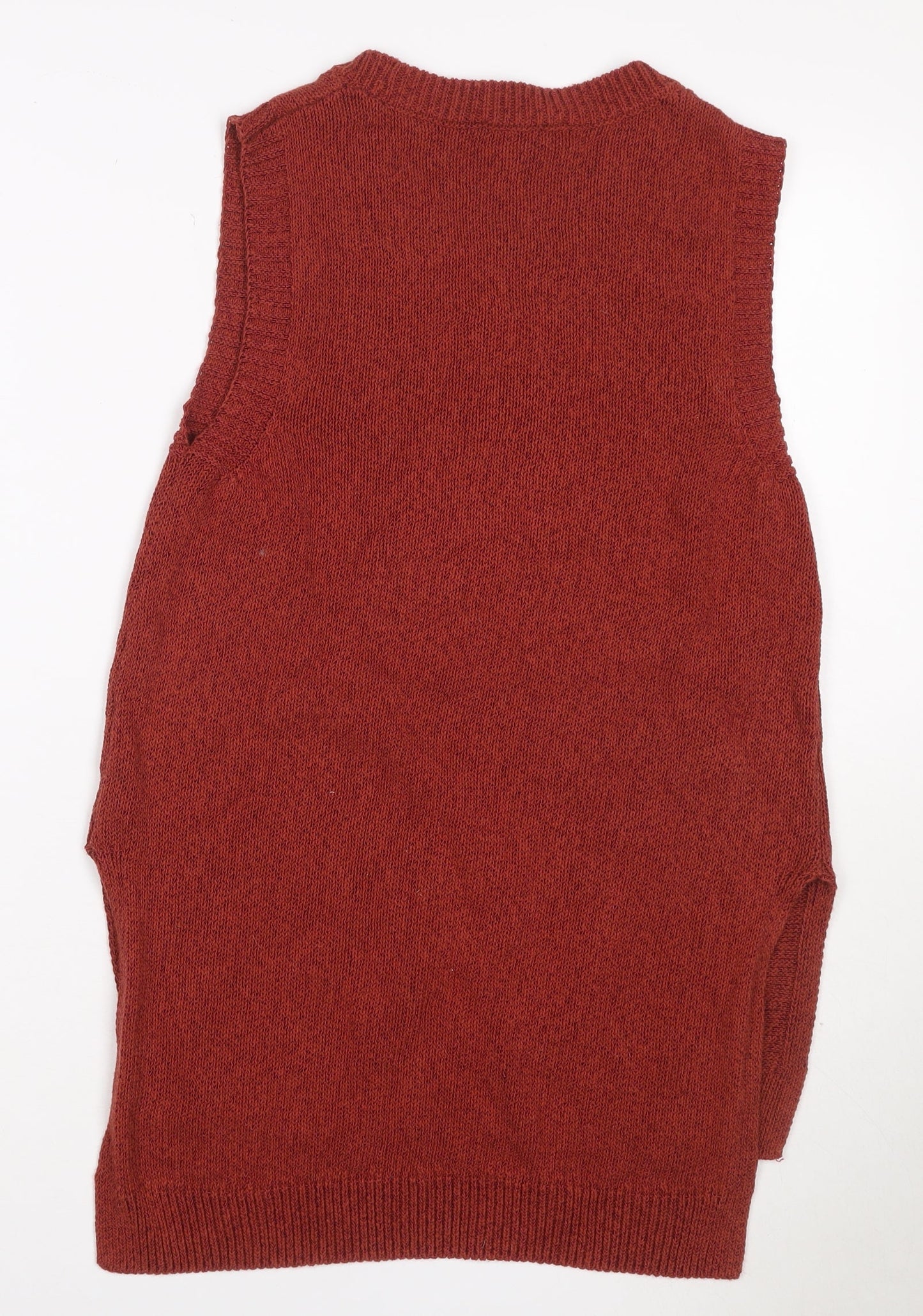 Marks and Spencer Women Red Size 8 Limited Edition Knit Jumper Vest