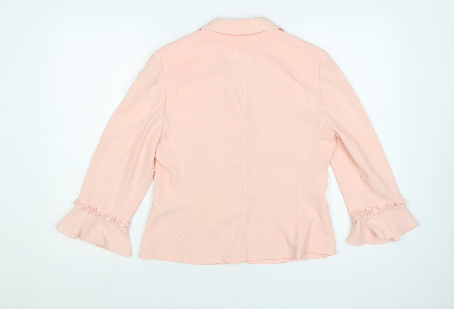 Gold by Michael H Women’s Pink UK 10 Tailored 3 Button Blazer Jacket