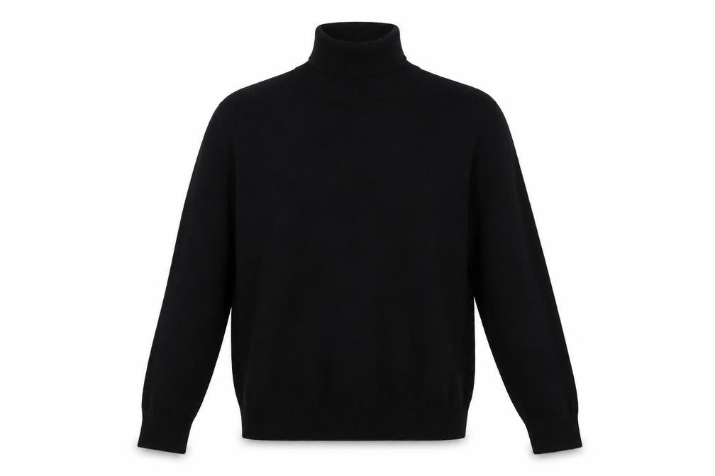 Marks & Spencer Women Black M Roll Neck Knit Jumper Long Sleeve