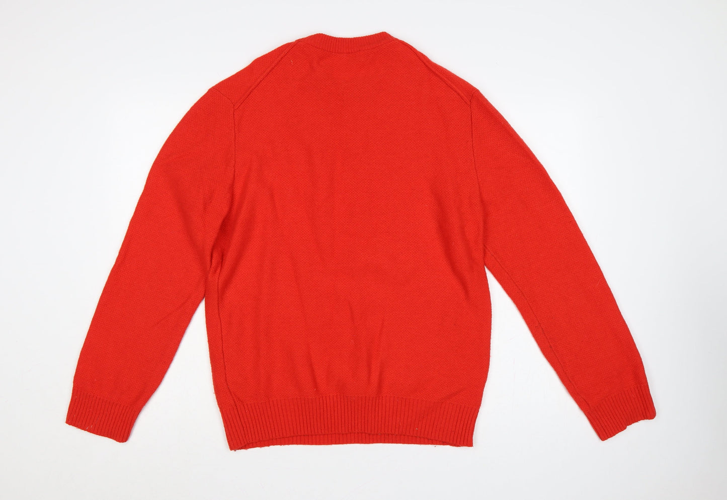 Uniqlo U Women’s Red L Wool Blend Crew Neck Knit Jumper