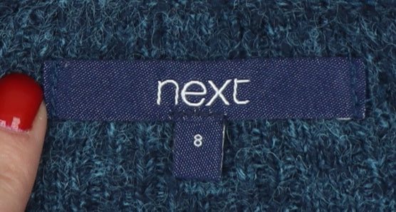 Next Women’s Blue UK 8 Crew Neck Long Sleeve Knit Pullover Jumper