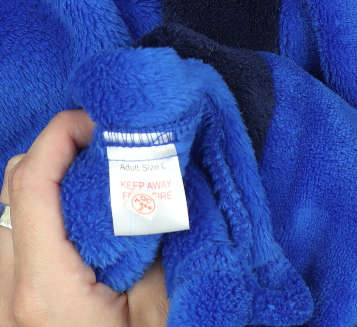 Chelsea FC Men's Blue Hooded Fleece Robe Adult L Belted Football
