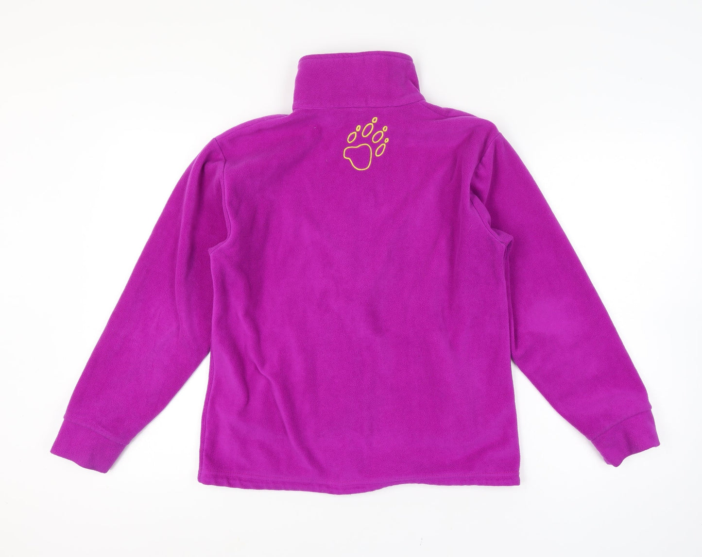 Jack Wolfskin Size 12-14 Women’s Purple Fleece Full Zip Outdoor Jacket