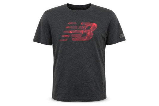 New Balance Men’s Black S Graphic Logo Sports Crew Neck T-Shirt