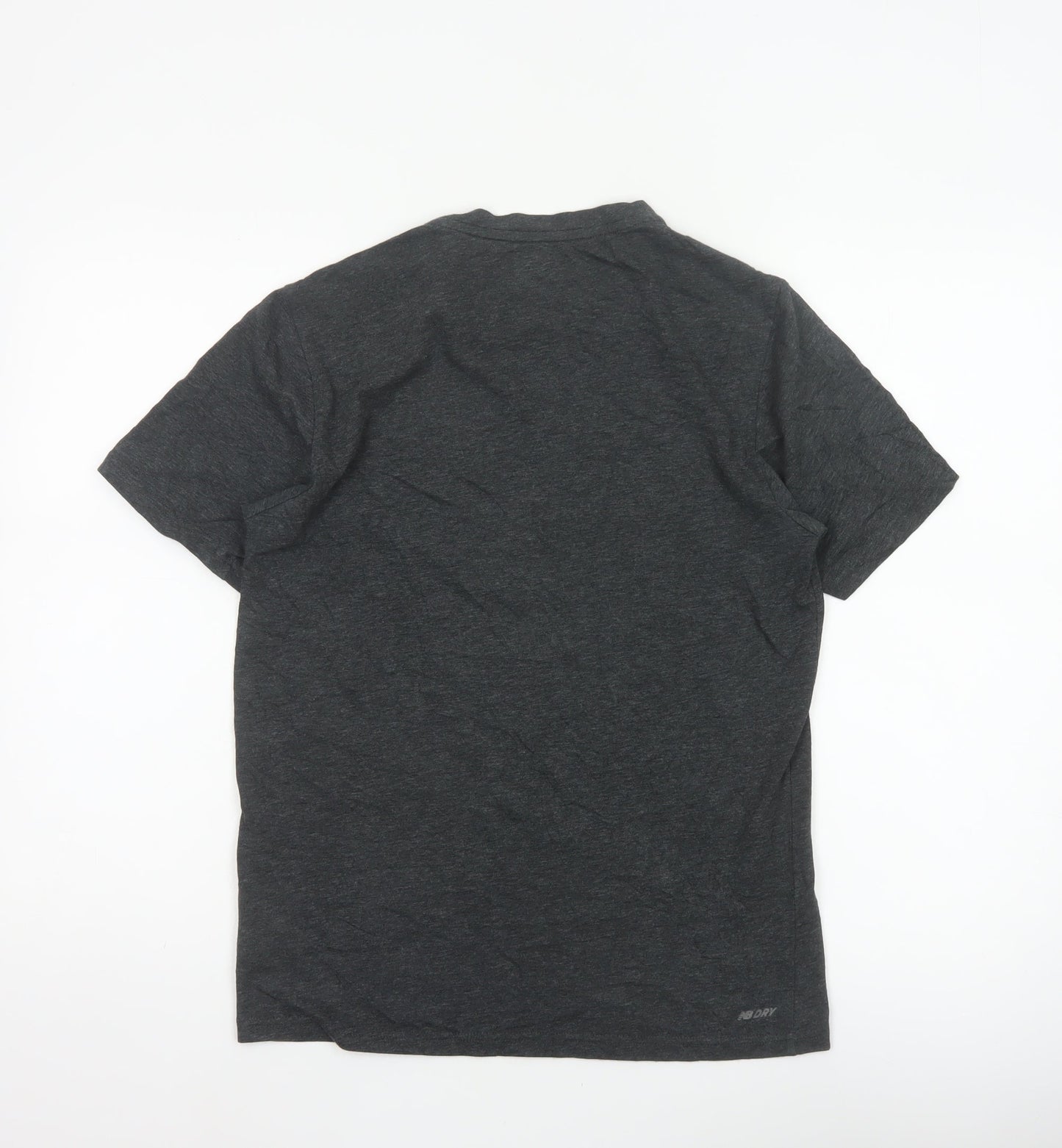 New Balance Men’s Black S Graphic Logo Sports Crew Neck T-Shirt