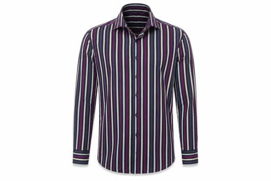 Marks & Spencer Autograph Men’s Multicoloured Stripe Shirt 15 38
