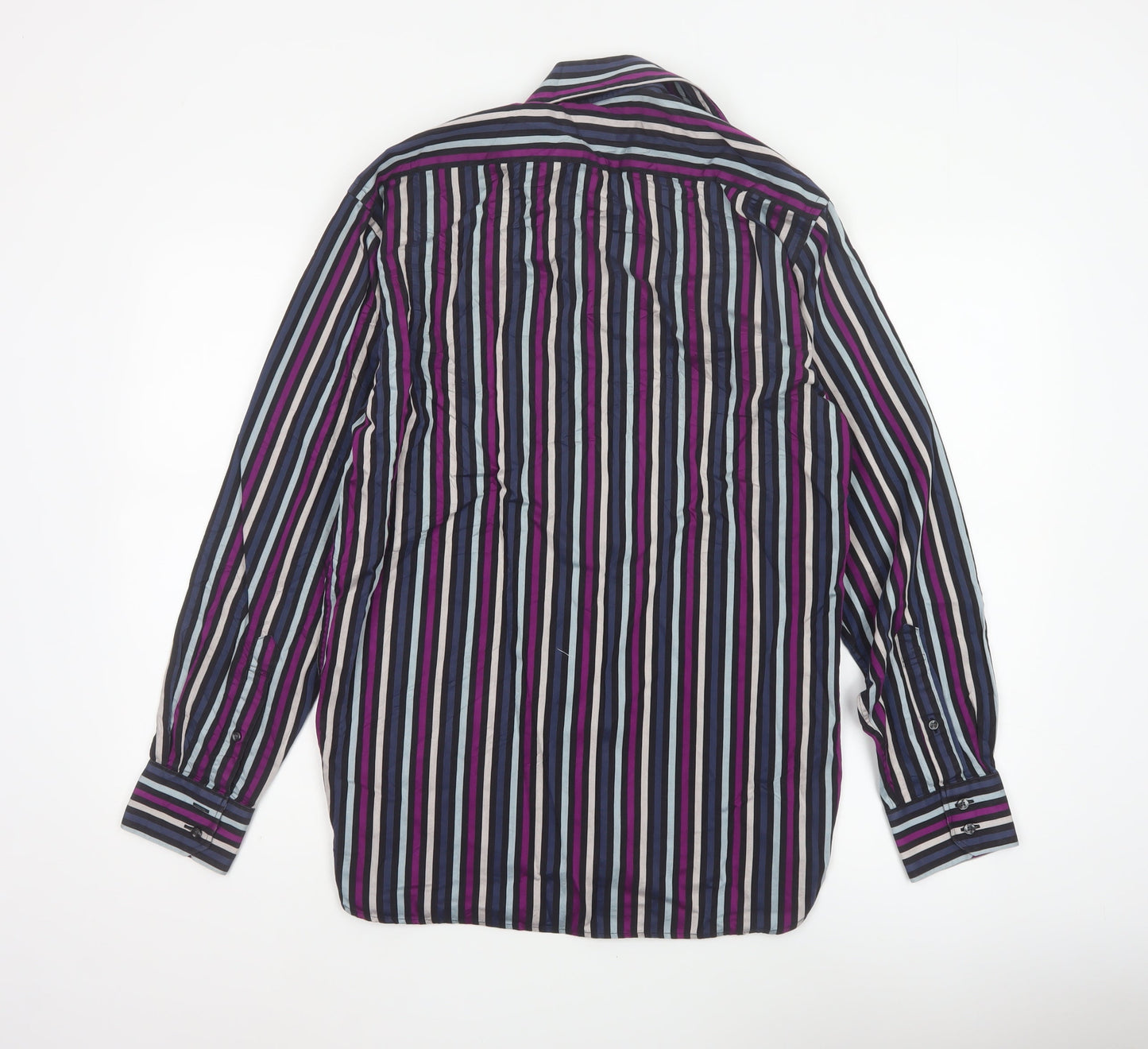 Marks and Spencer Autograph Men’s Multicoloured Stripe Shirt 15 38