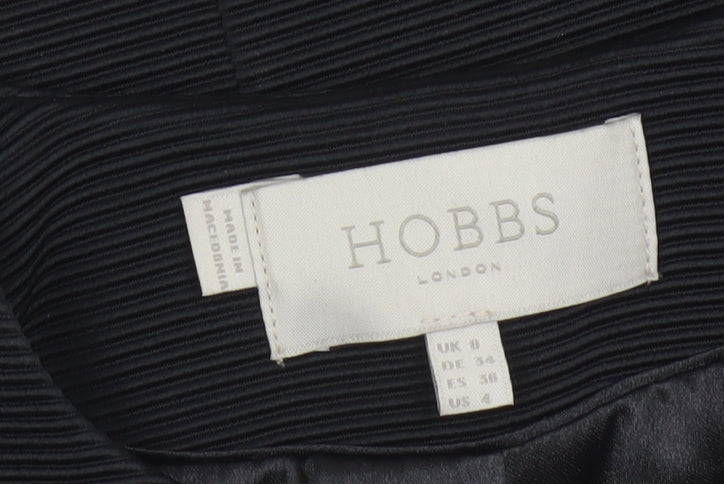 Hobbs Women Black UK 8 Floral Lace Cuff 3/4 Sleeve Blazer Jacket