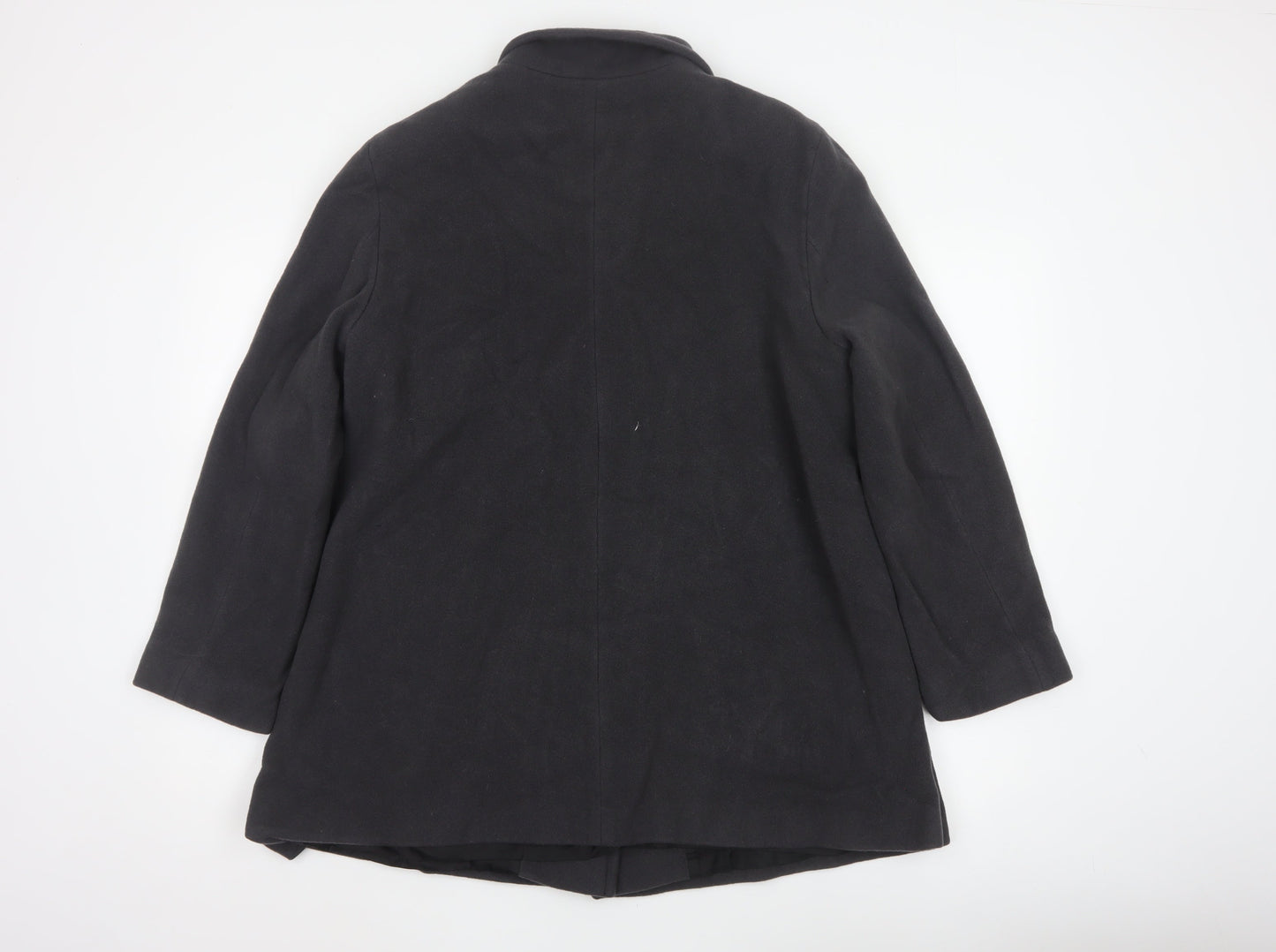 Fuchs Schmitt Women’s Black UK 14 Wool Cashmere Short Overcoat