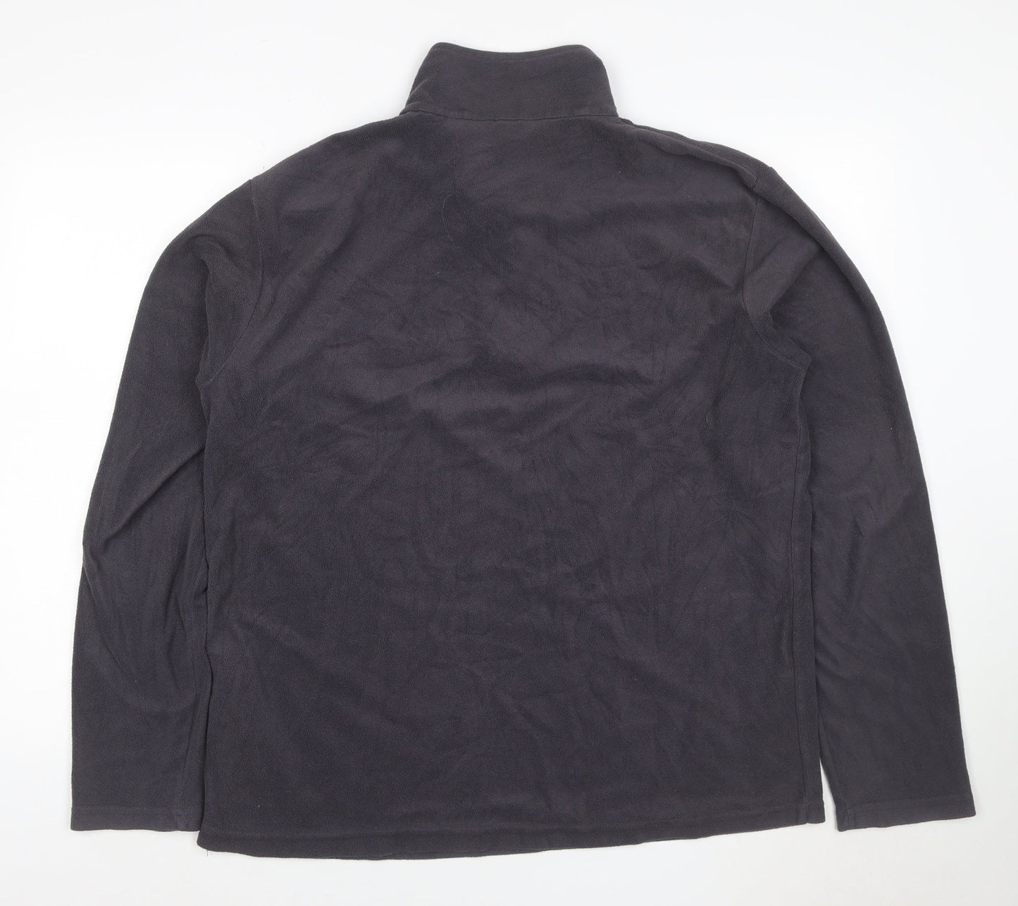 Regatta Men’s Black XL 1/4 Zip Fleece Sweatshirt Outdoor Pullover