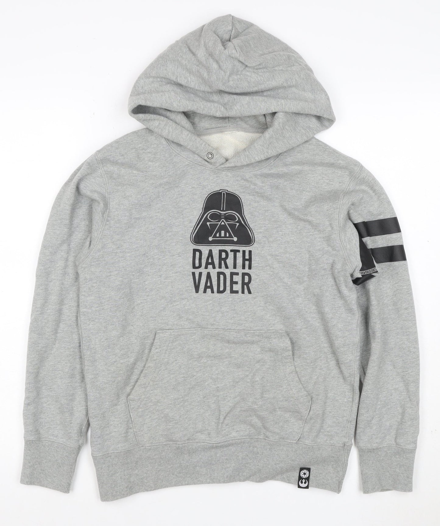 Star Wars Teens Grey XS Darth Vader Graphic Pullover Hoodie