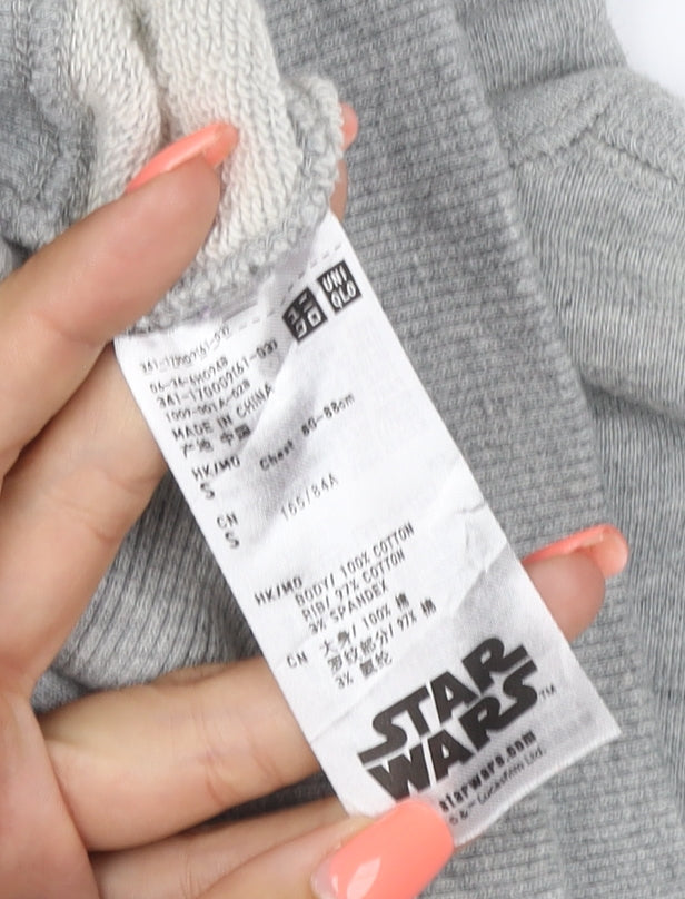 Star Wars Teens Grey XS Darth Vader Graphic Pullover Hoodie