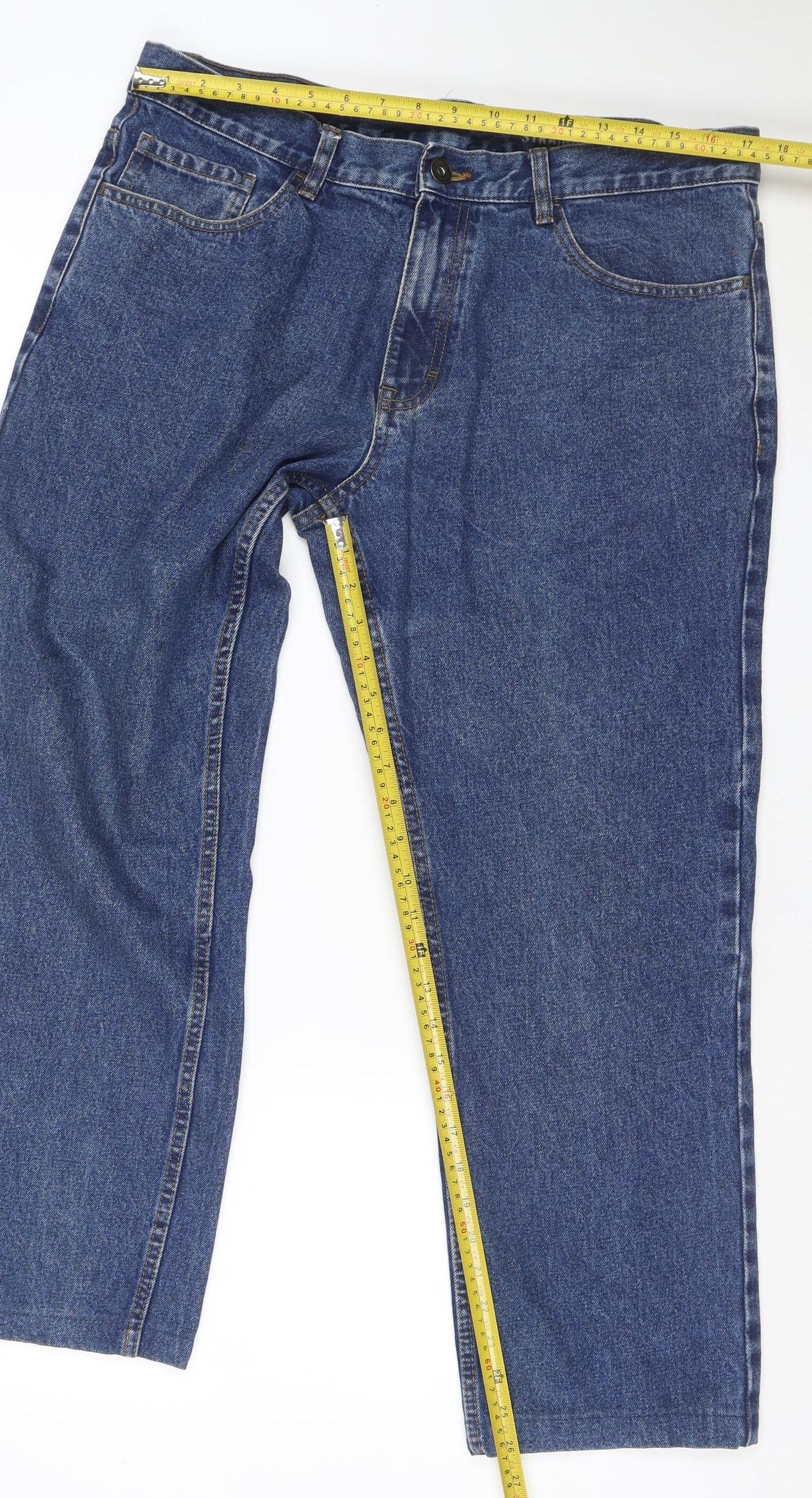 GAP Men's Blue Straight Stretch Jeans W30 L32 Regular Fit