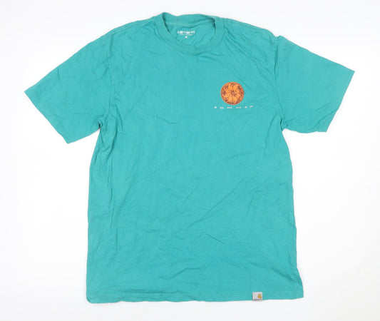 Carhartt Men’s Green M S/S Juice Graphic Print Cotton T-Shirt