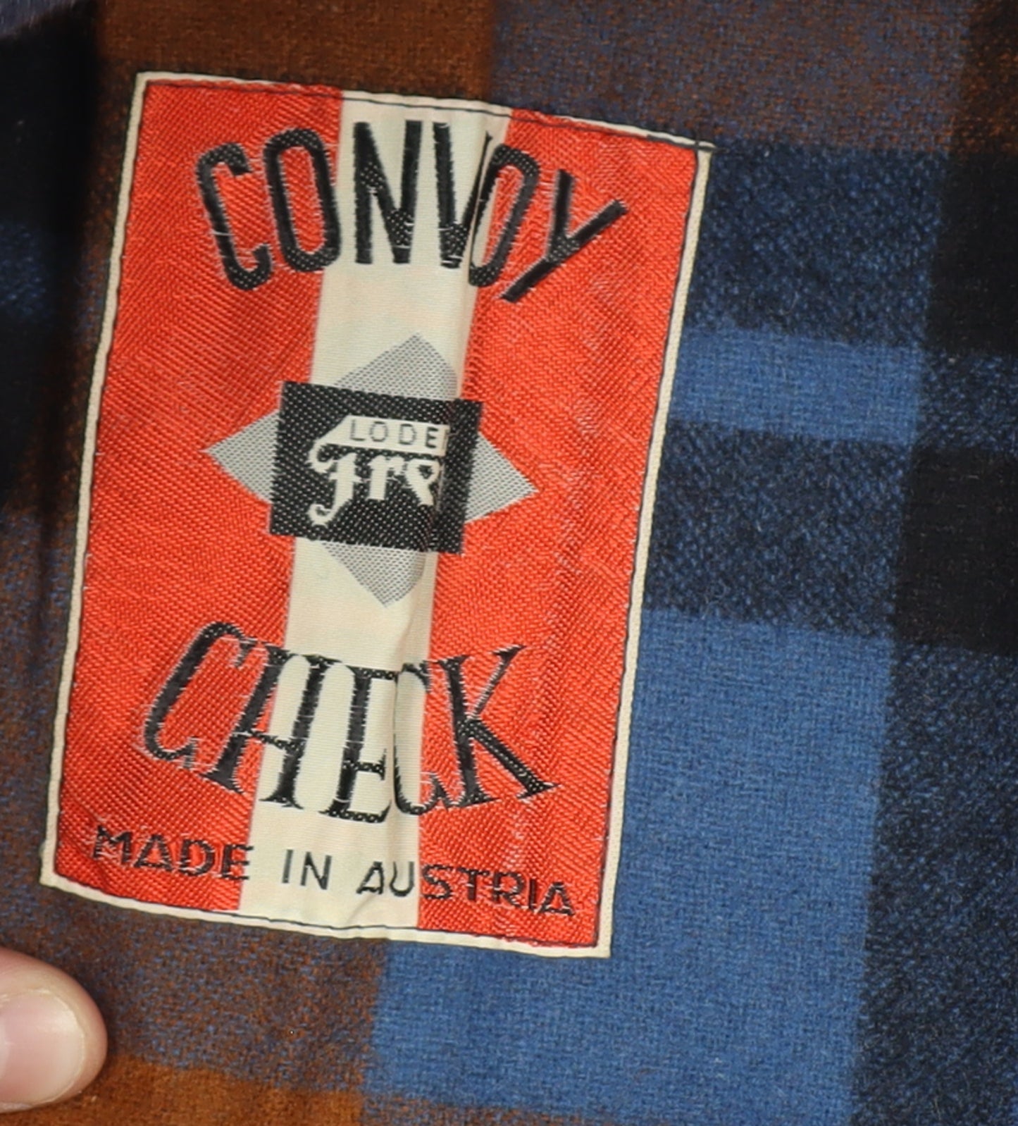 Convoy Check Size 14Womens Navy Mid-Length Toggle Overcoat