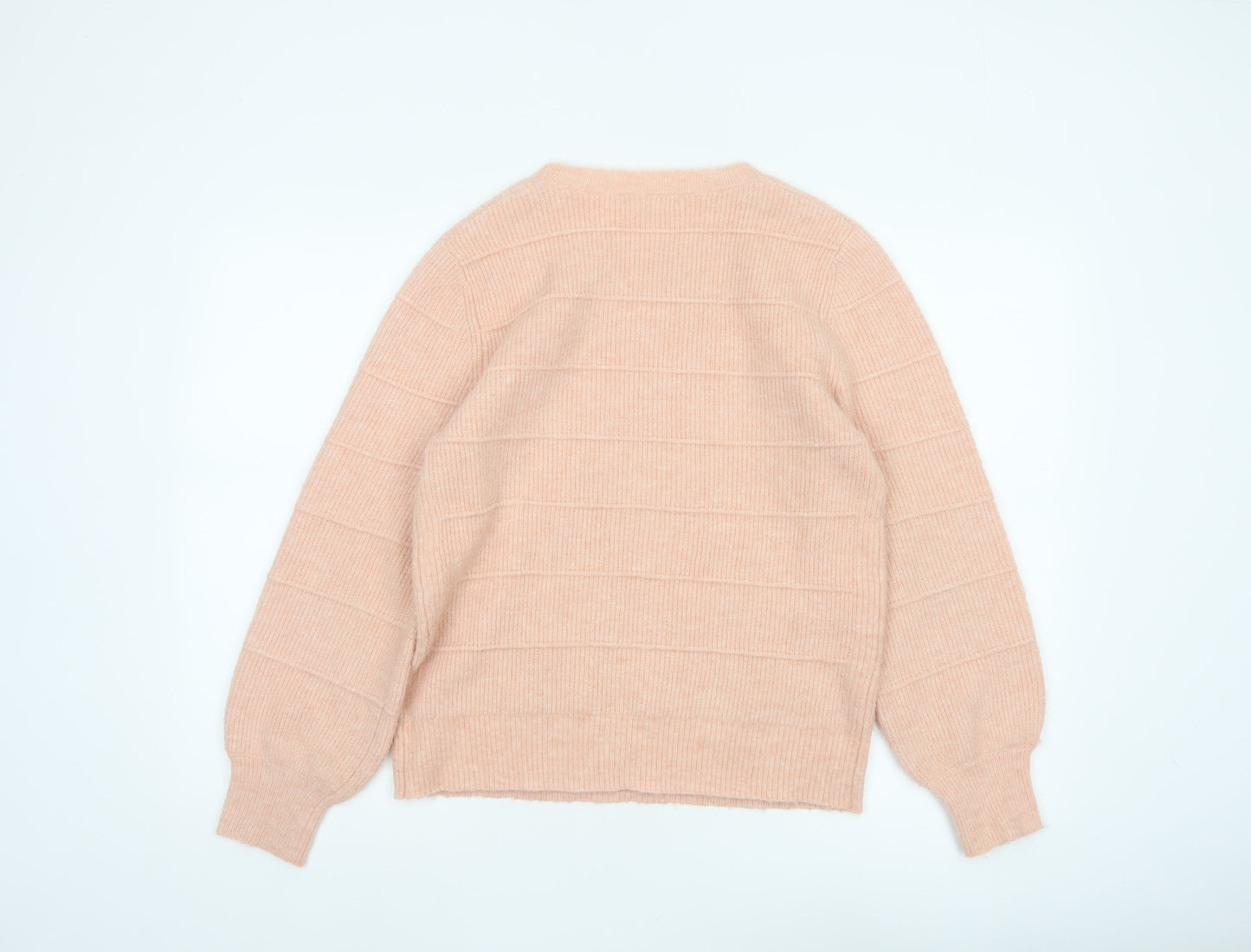 White Stuff Women's Pink UK 10 Pullover Alpaca Blend Balloon Sleeve Jumper