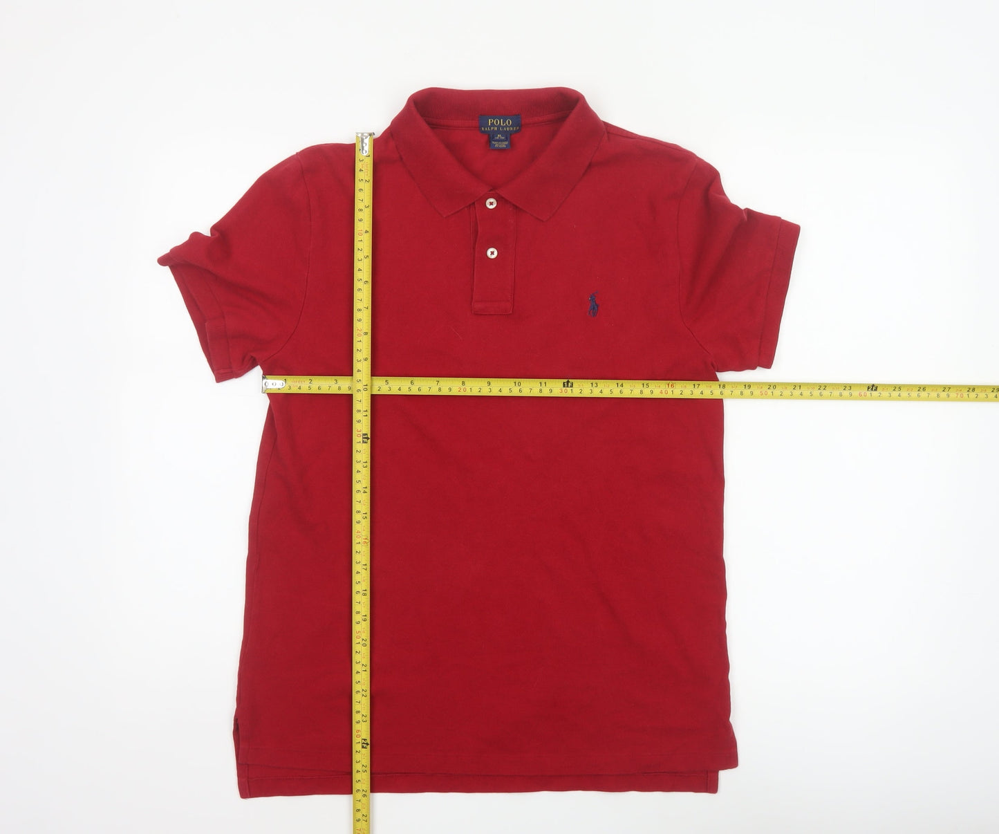 Polo Ralph Lauren Teens Red XL Classic Cotton Logo Polo Shirt