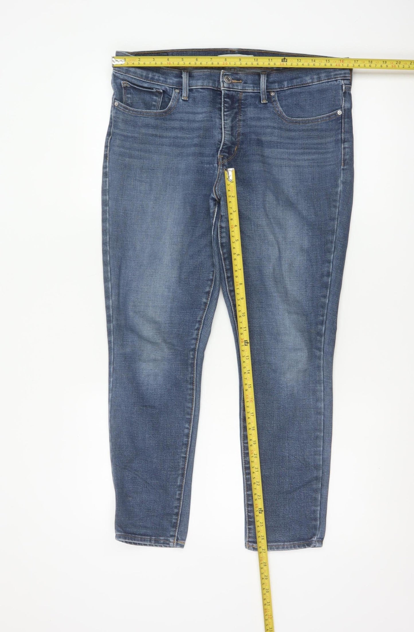 Levi's Women Blue 311 Shaping Skinny Mid Rise Jeans W31 UK 14
