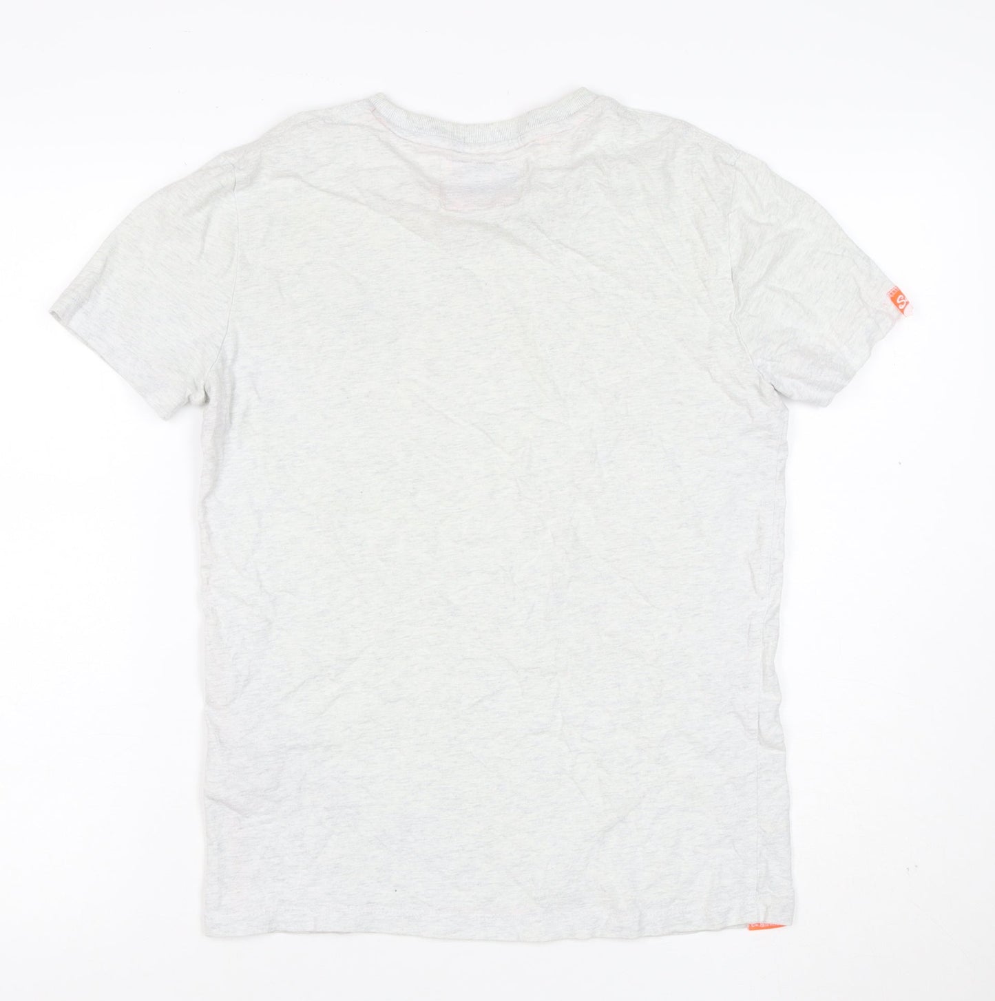 Superdry Men’s Grey XS Crew Neck Logo Short Sleeve T-Shirt