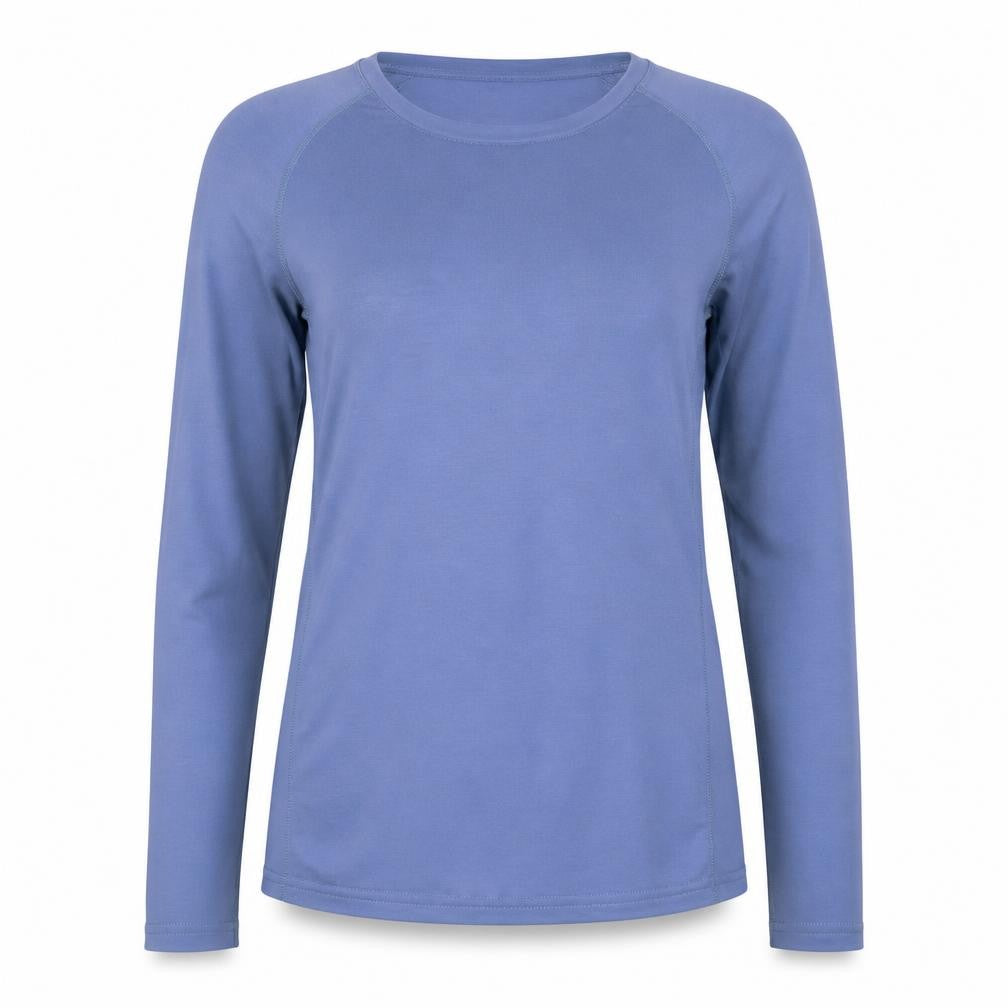 Mountain Warehouse Women's Blue UK 8 Basic IsoCool Long Sleeve T-Shirt