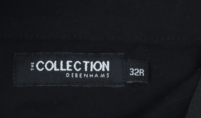 The Collection Debenhams Men’s Black 32R Straight Dress Trousers