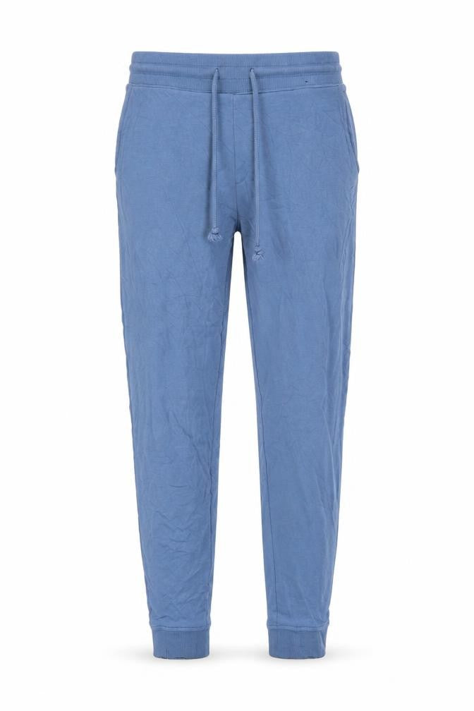 Marks & Spencer Women Blue UK 10 Regular Cotton Jogger Trousers