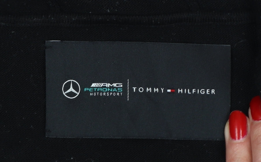 Tommy Hilfiger Men’s Black L AMG Petronas Motorsport Full Zip Hoodie