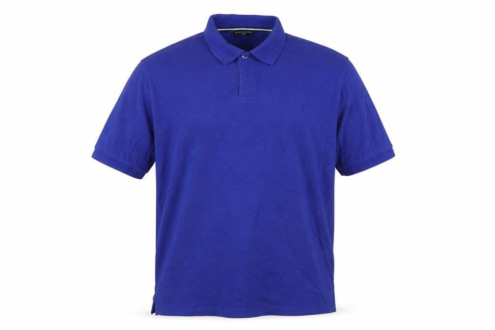Marks & Spencer Men Cobalt Blue XL Blue Harbour Cotton Blend Polo Shirt