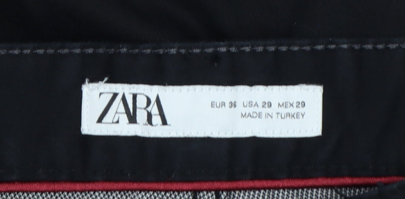 Zara Women’s Black UK 8 Slim Straight Stretch Jeans