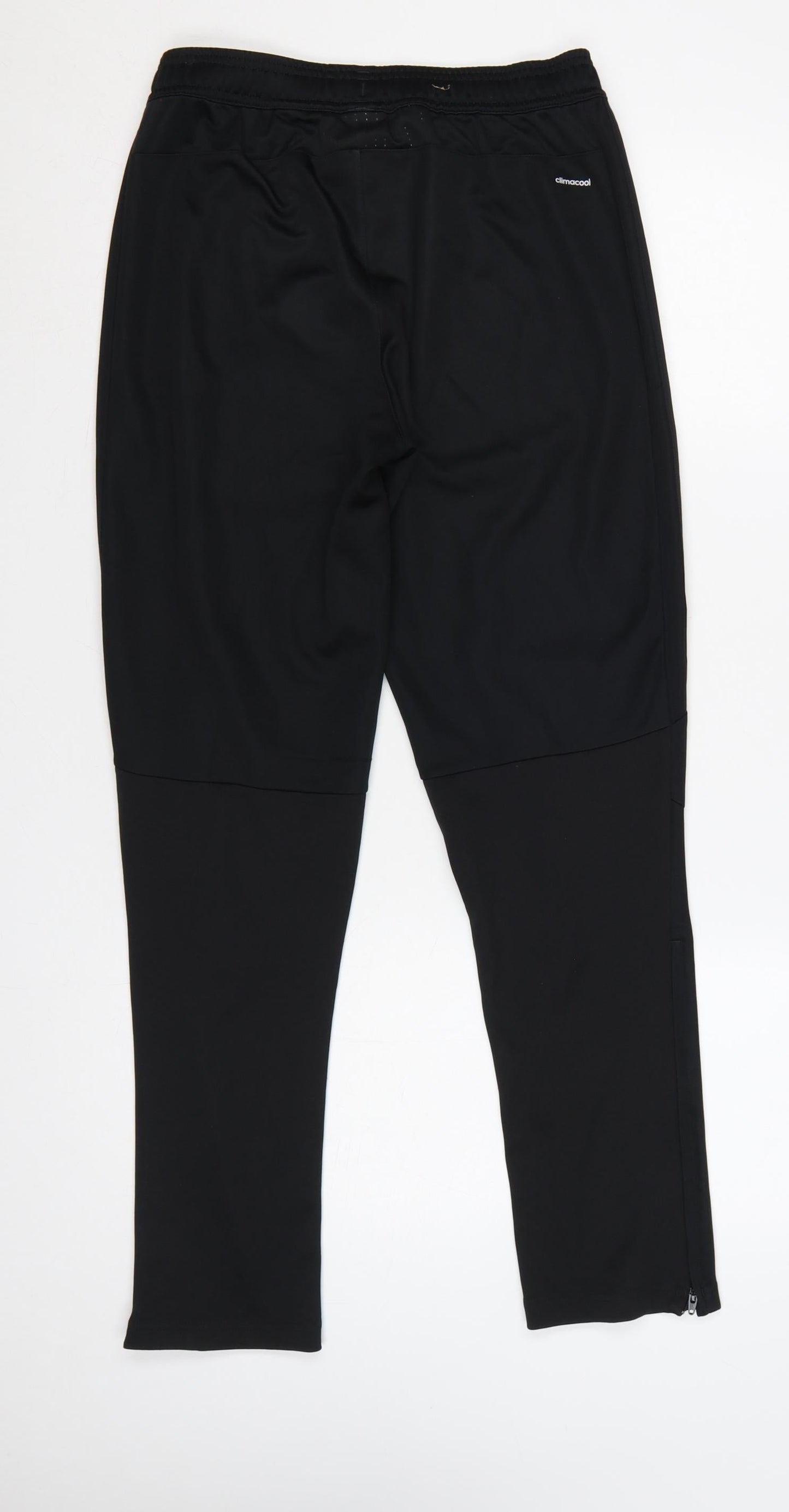 adidas Boys Black 13-14 Years Climacool Slim Jogger Trousers