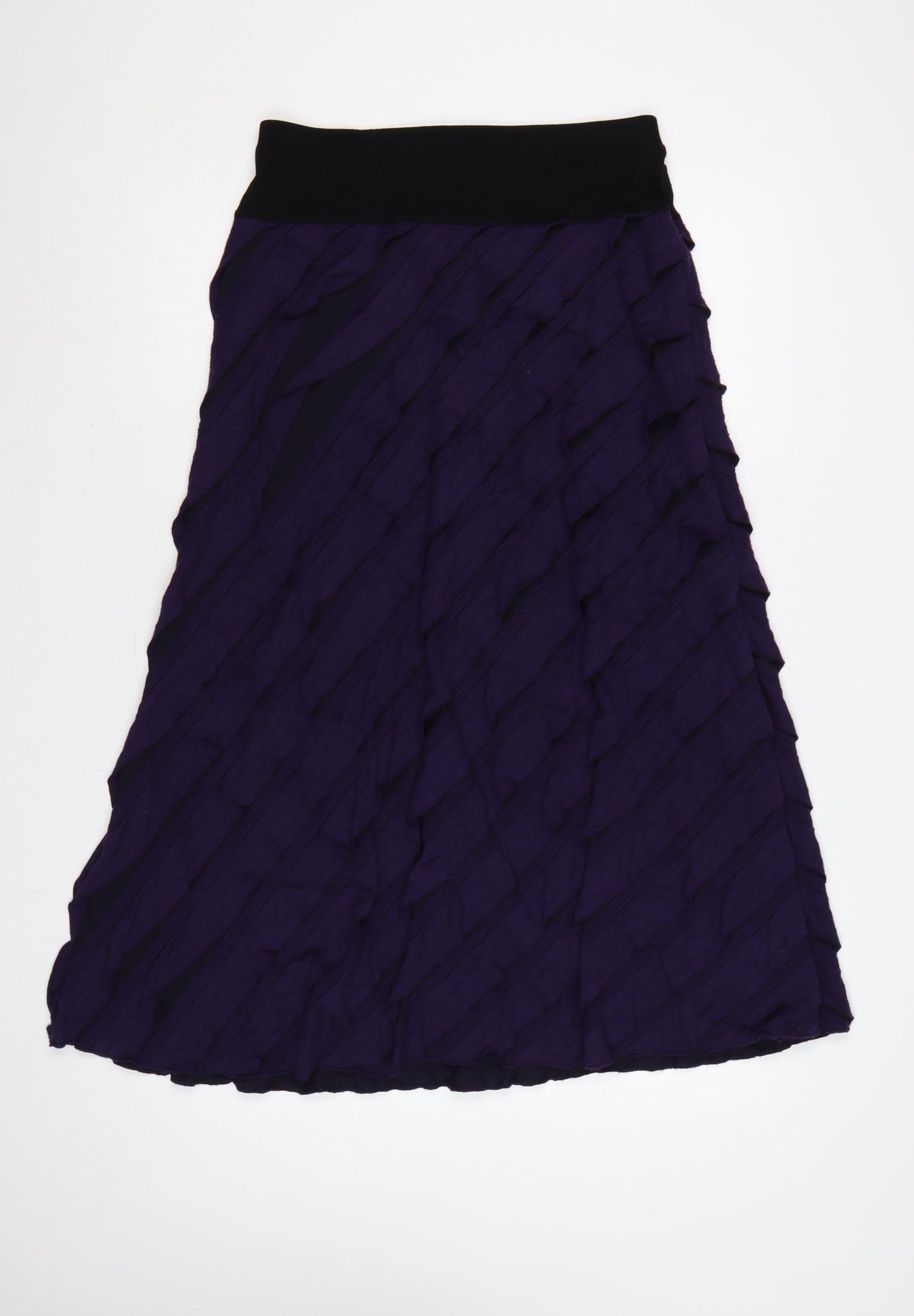 Marks & Spencer Per Una Women's Purple UK 10 A-Line Long Skirt