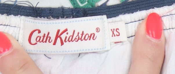 Cath Kidston Women Multicoloured XS Train Print Flare Skirt