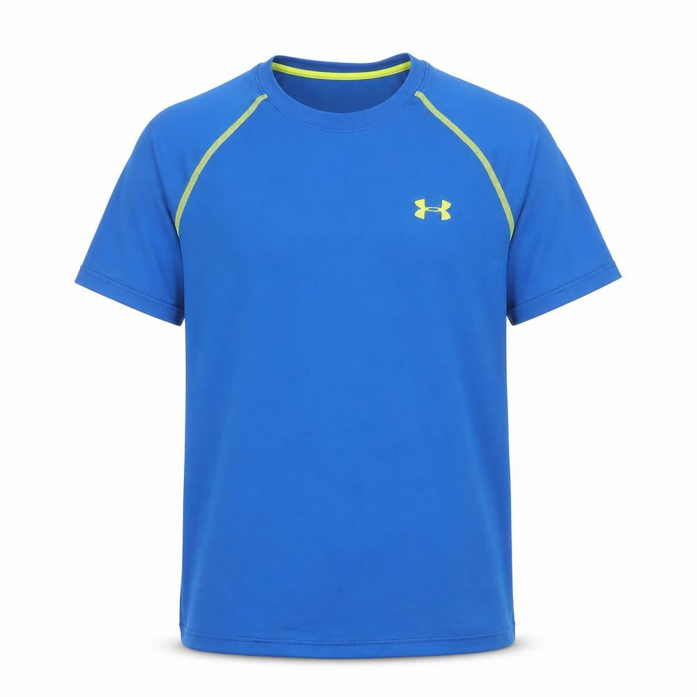 Under Mens Armour Blue S HeatGear Loose Raglan Training T-Shirt