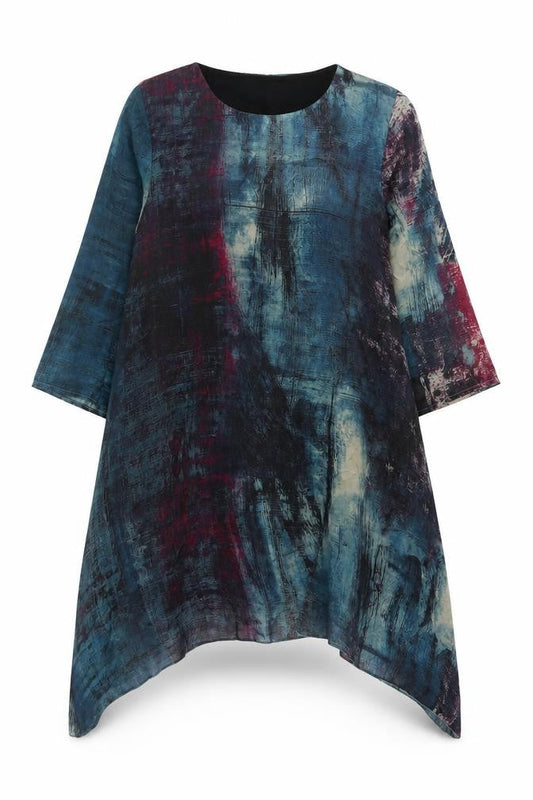 Saloos Women’s Multicoloured UK 14 Asymmetric Kaftan Dress