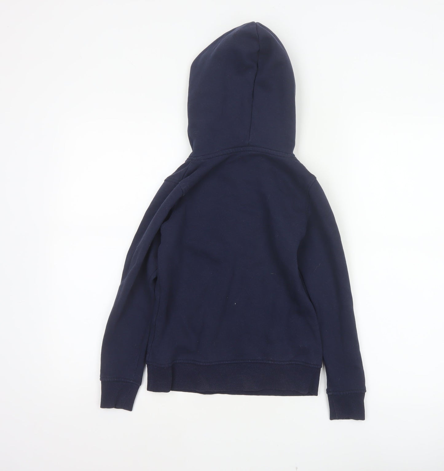 Jack & Jones Boys Navy 9-10 Years Pullover Logo Hoodie Cotton Blend