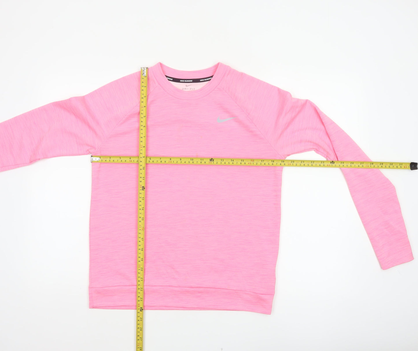 Nike Women’s Pink S Dri-FIT Running Long Sleeve Pullover Top