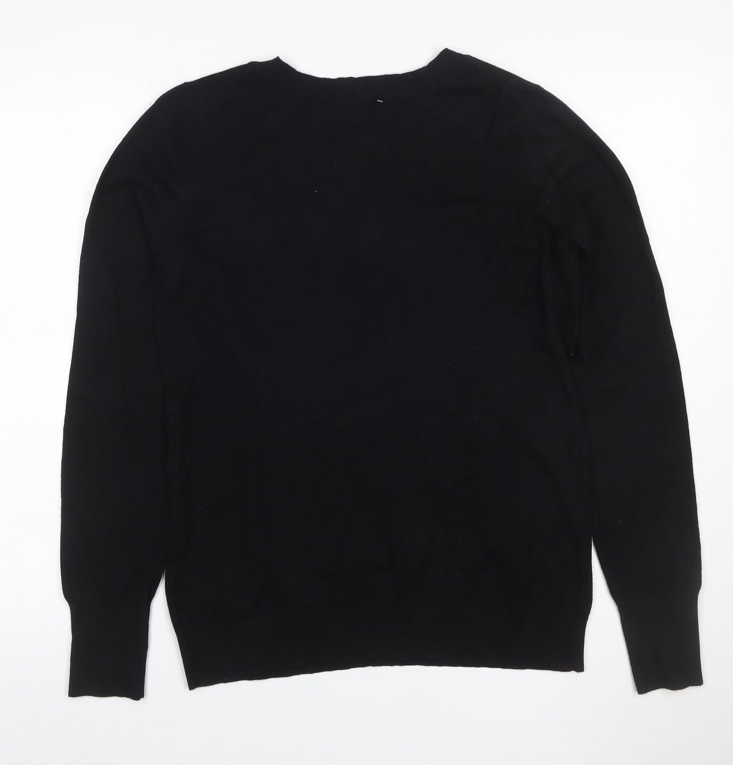 Express Women’s Black L Rhinestone Crew Neck Knit Jumper
