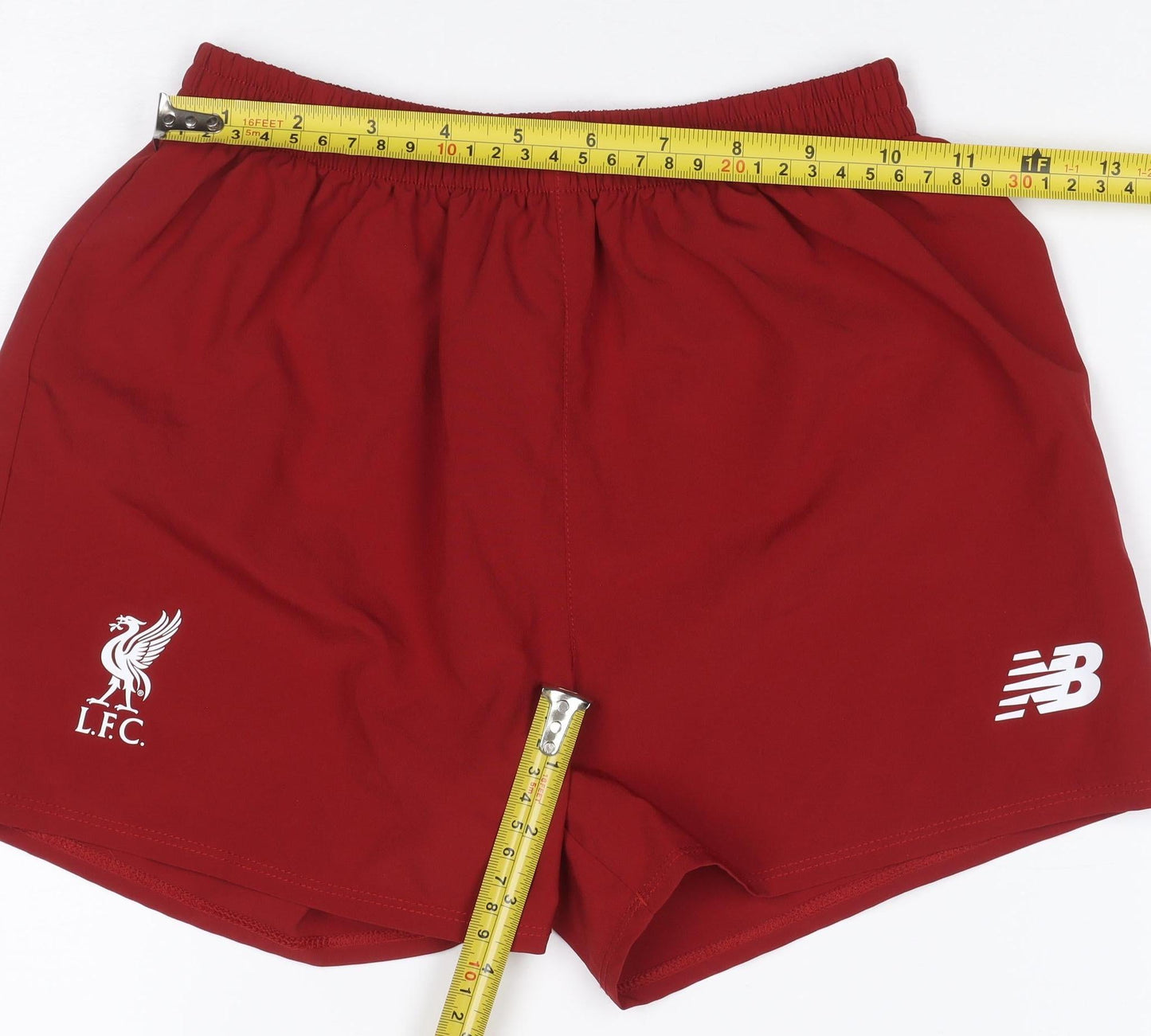 New Balance Boys Red 6-7 Years Athletic Liverpool FC Football Shorts