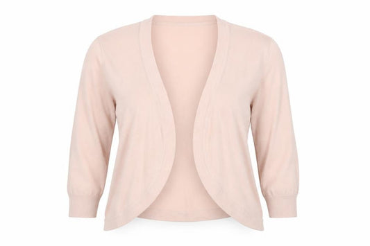 Debenhams Collection Women’s Pink Size 16 Open Knit Cardigan 3/4 Sleeve