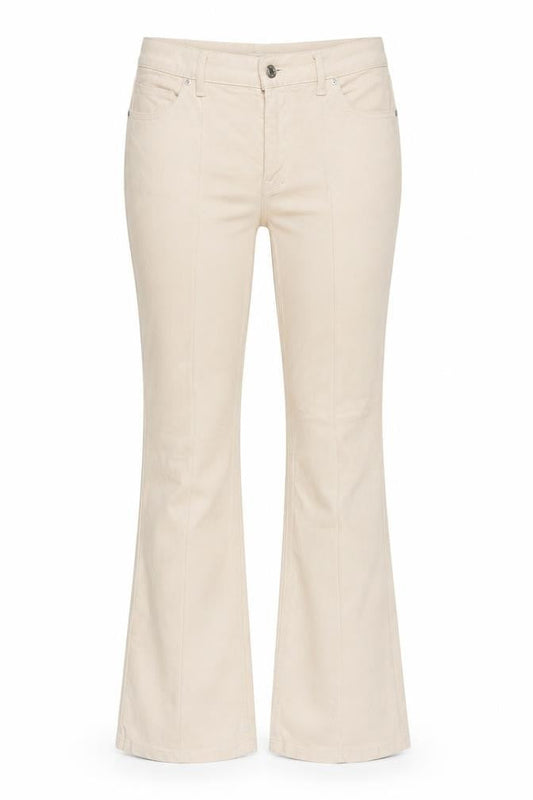 Denim Co. Women’s Beige UK 10 Mid Rise Bootcut Stretch Jeans