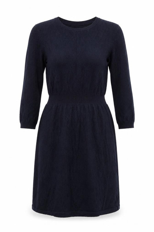 FatFace Women Blue UK 10 Knit Jumper Dress Long Sleeve