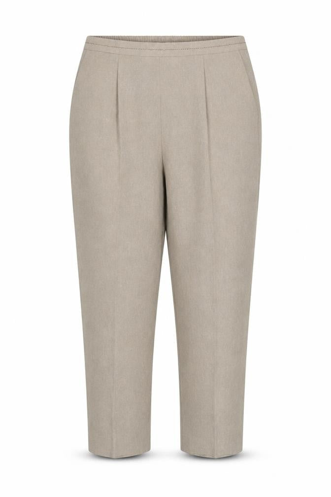 Bonmarché Women's Beige Size 16 Straight Leg Dress Trousers