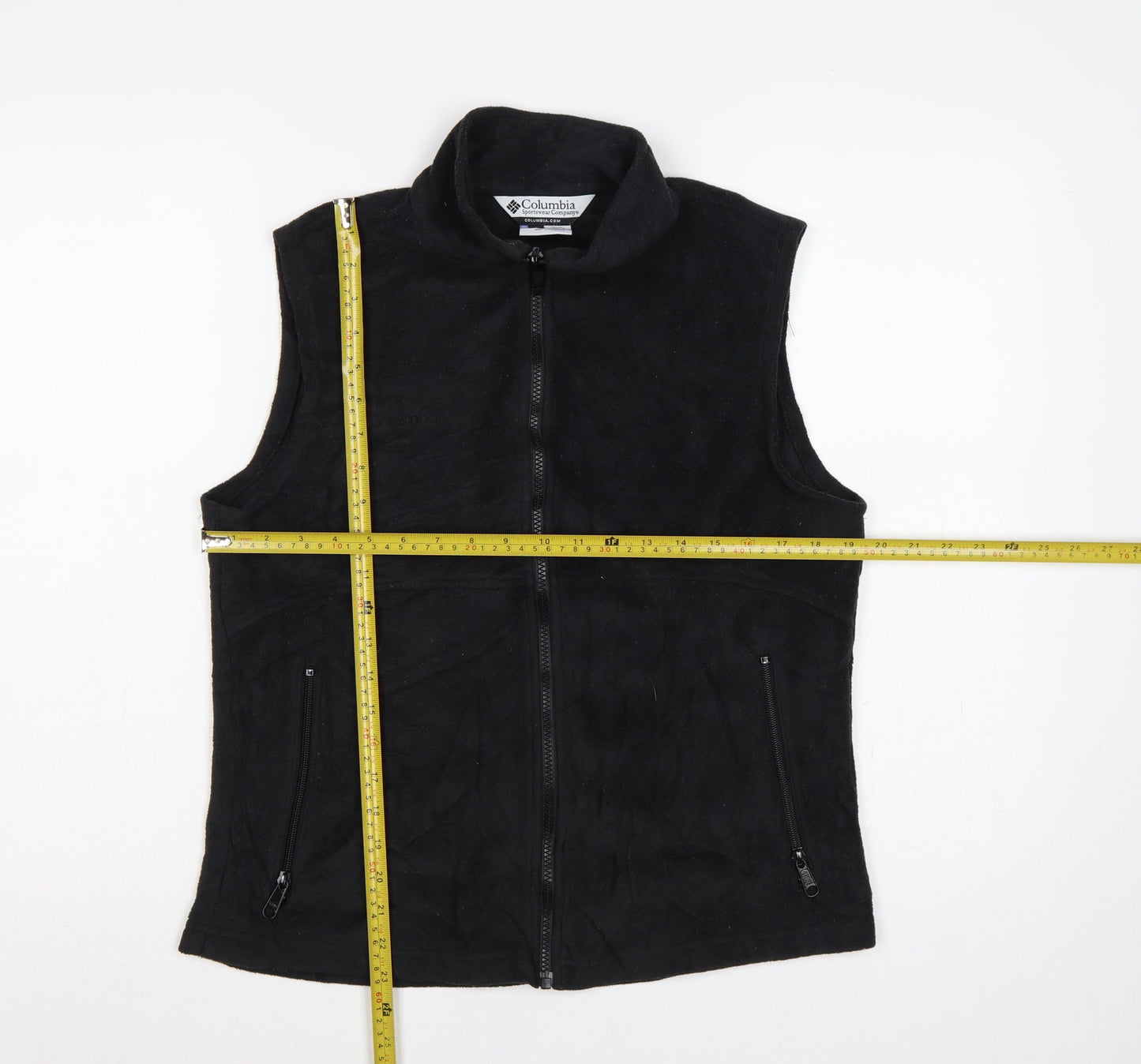 Columbia Women’s Black M Fleece Interchange Bodywarmer Zip Waistcoat