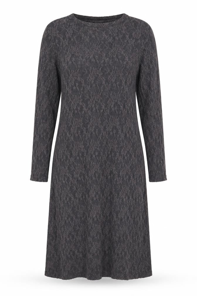 Marks & Spencer Women Grey UK 16 Long Knit Jumper Dress