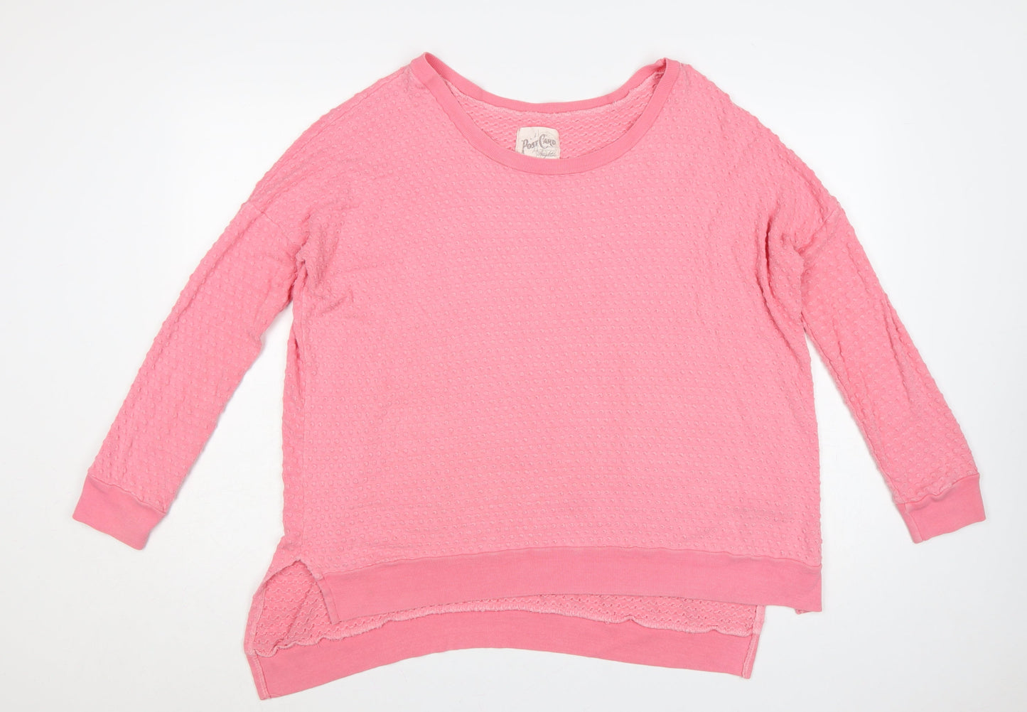 Postcard from Brighton Women’s Pink Textured Tunic Sweatshirt S