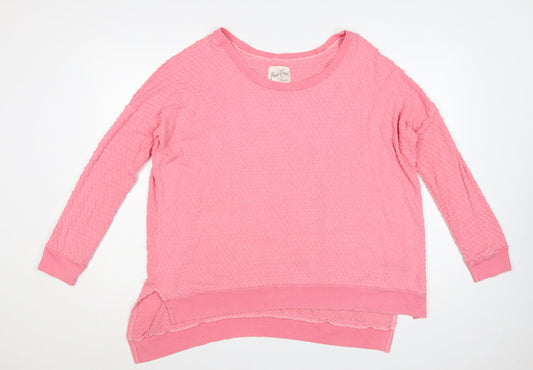 Postcard from Brighton Women’s Pink Textured Tunic Sweatshirt S