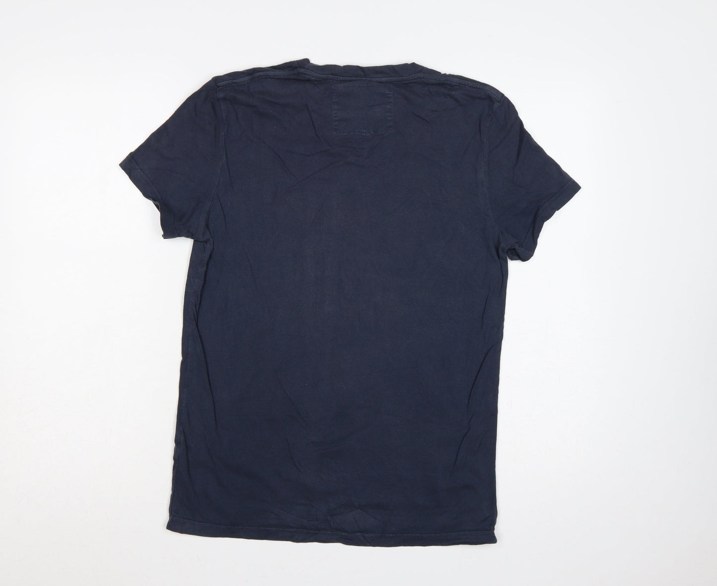 Jack Wills Men’s Blue XS College Logo Graphic Crew Neck T-Shirt