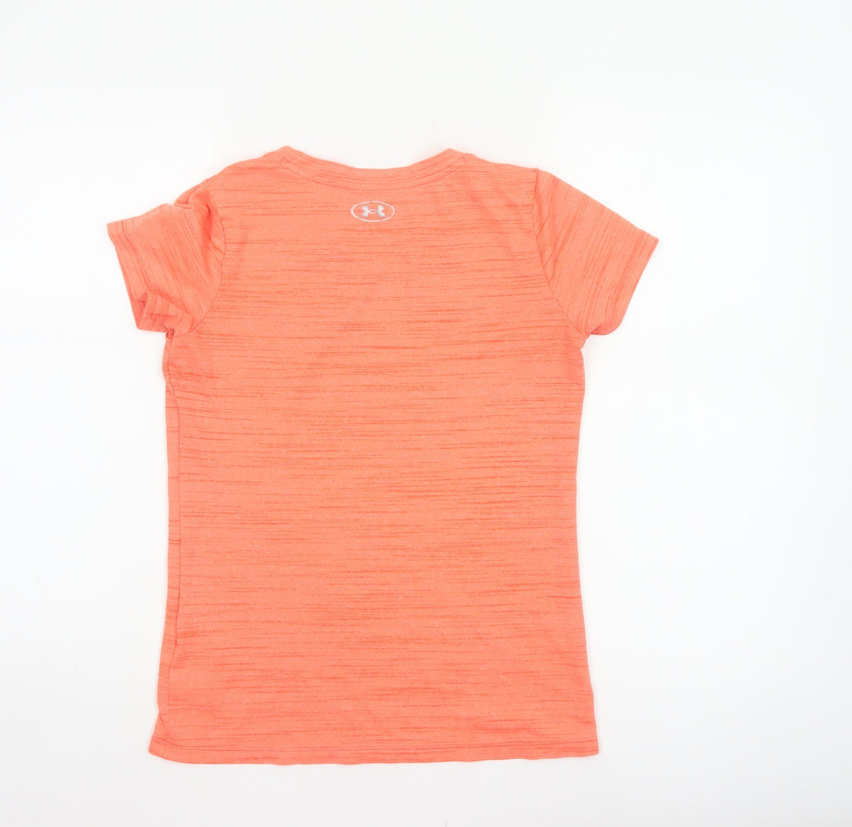 Under Armour Women Orange XS Basic Loose Gym Training T-Shirt