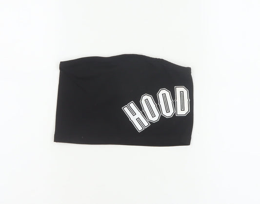 Hoodrich Women’s Black XS Strapless Stretch Logo Camisole Top