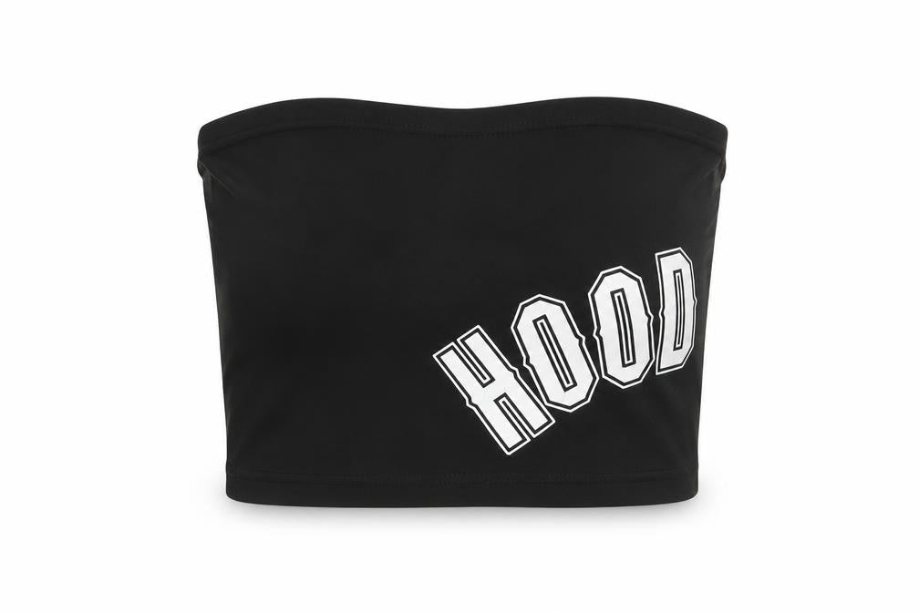 Hoodrich Women’s Black XS Strapless Stretch Logo Camisole Top